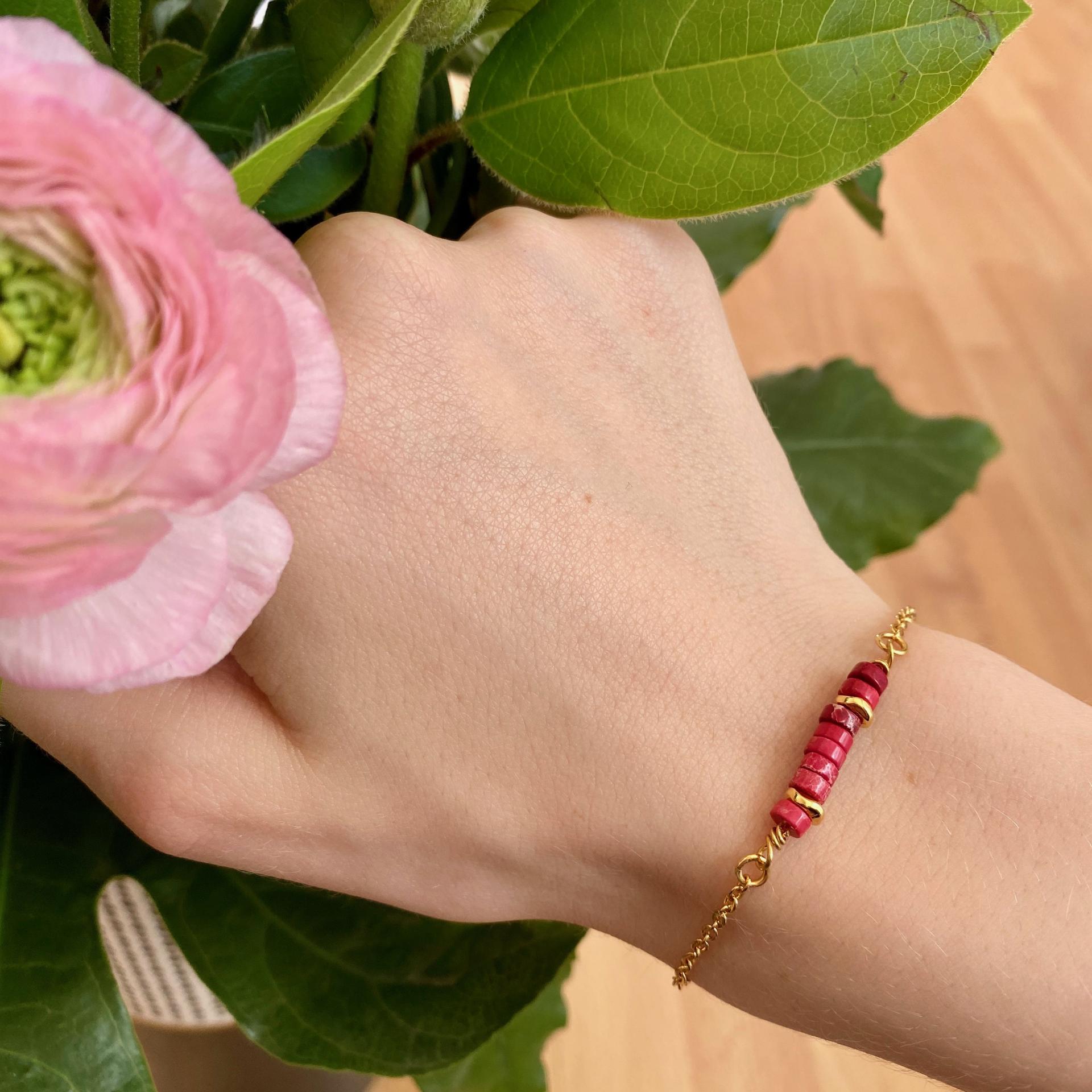 Bracelet perles heishi