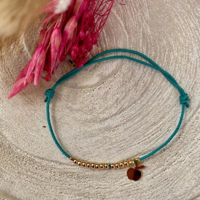 Bracelet sur cordon avec mini perles